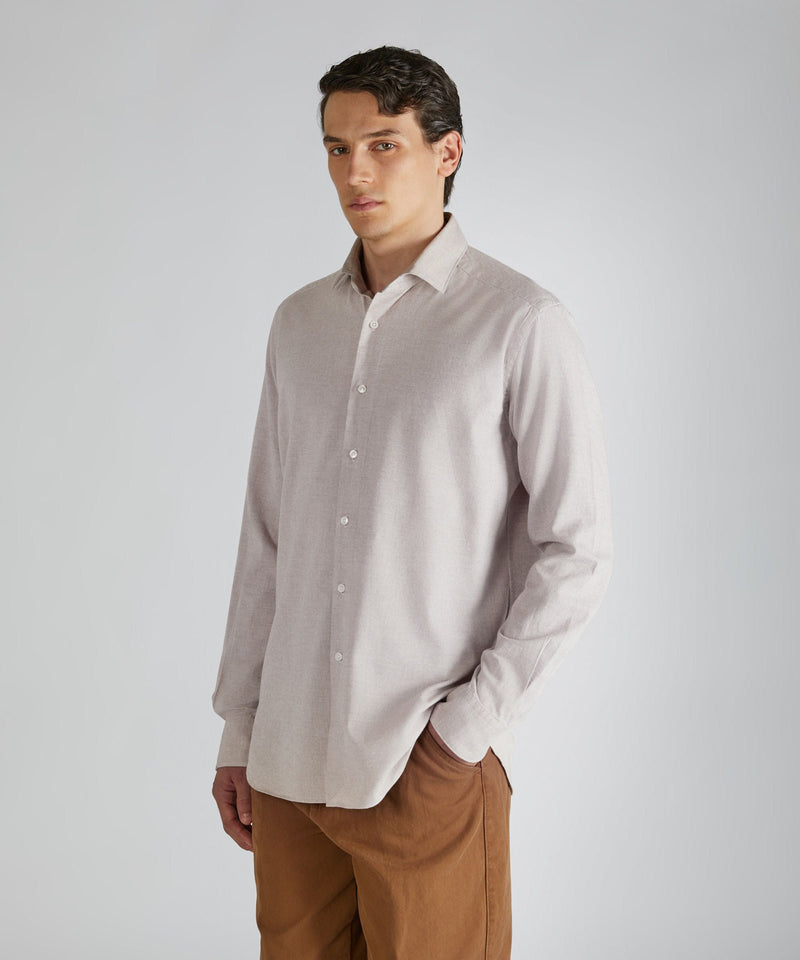 Slowear Camicia regular fit in flanella Nuova