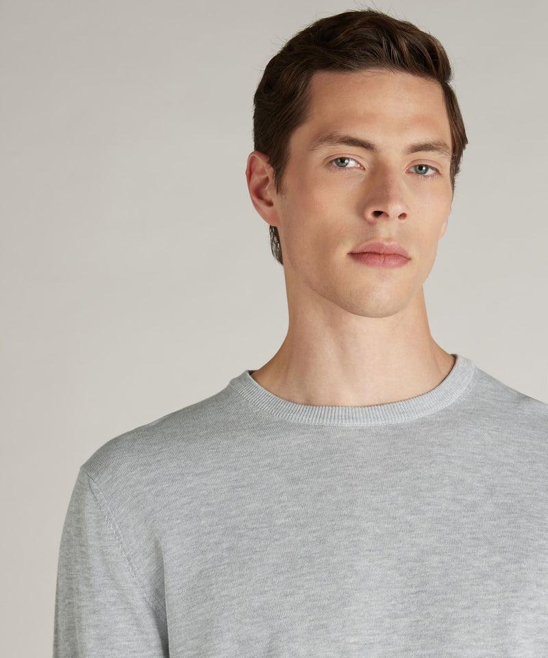 Slowear Girocollo slim fit in cotone crêpe certificato Promozione