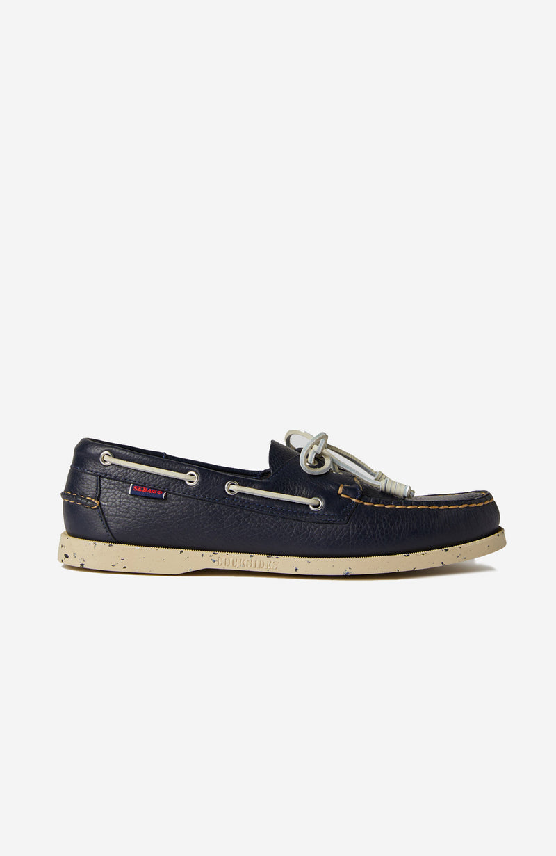 Slowear Scarpa da barca in pelle martellata Affare Del Giorno