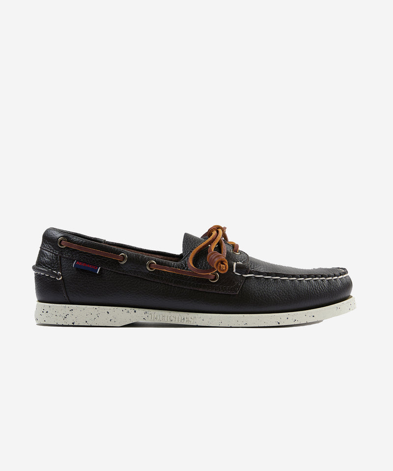 Slowear Scarpa da barca in pelle martellata Sottocosto