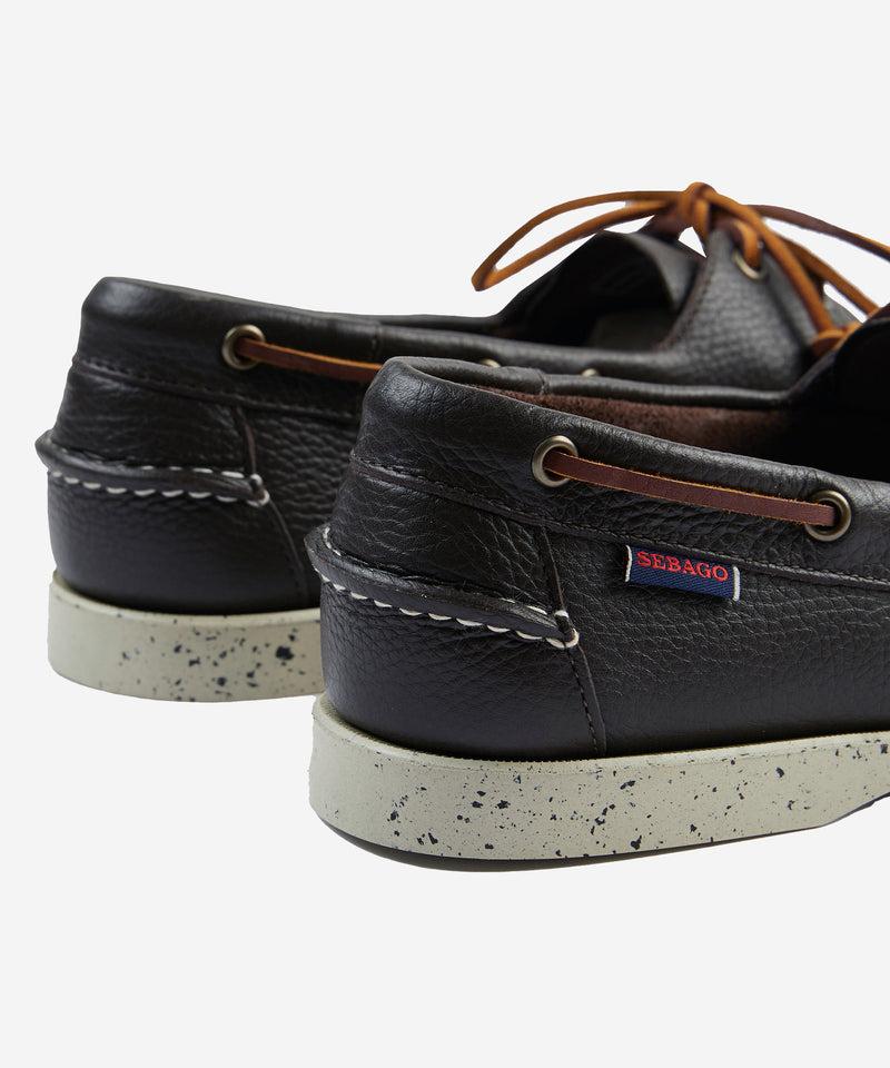 Slowear Scarpa da barca in pelle martellata Sottocosto