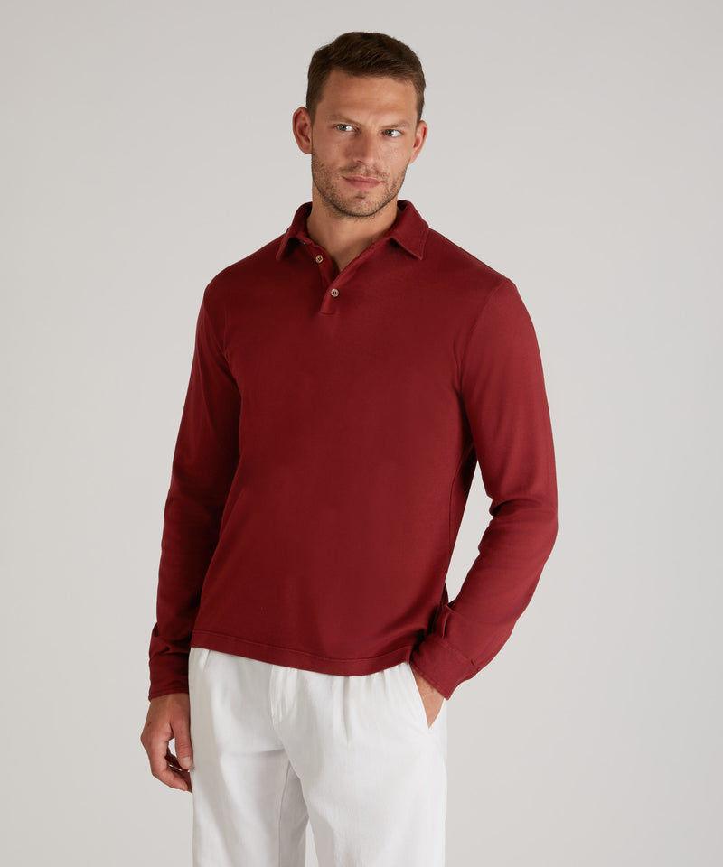 Slowear Polo slim fit in cotone Interlock certificato Presa