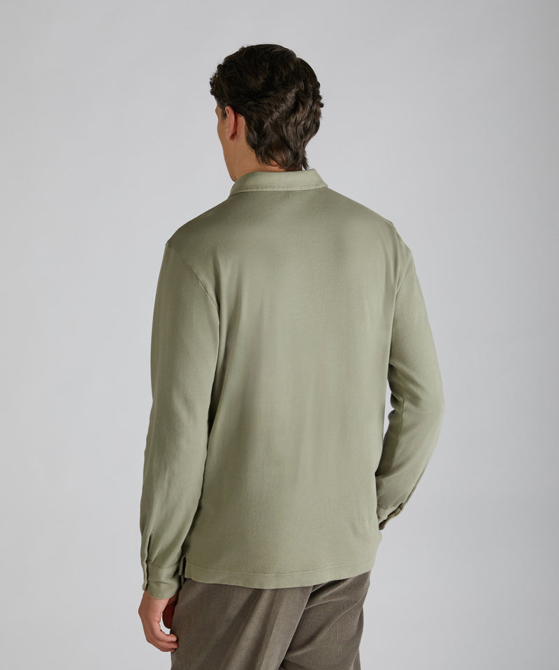 Slowear Polo slim fit in Interlock Sconto