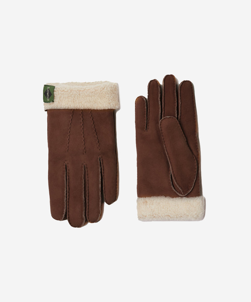 Slowear Guanti in montone Shearling