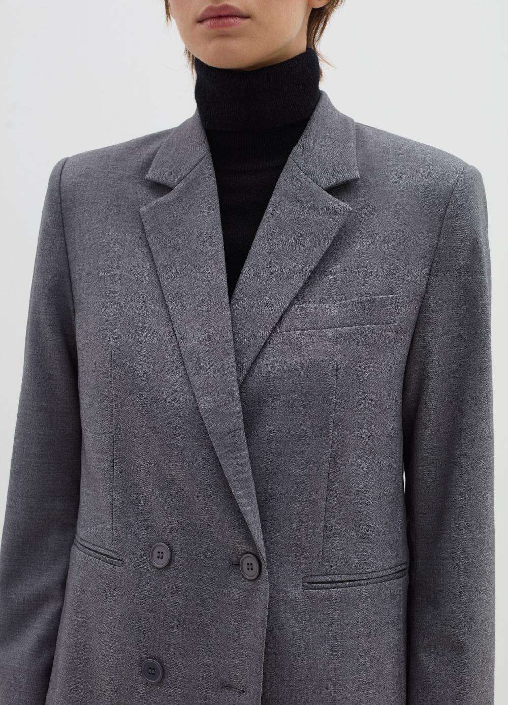 Stefanel Blazer doppiopetto in flanella Sottocosto