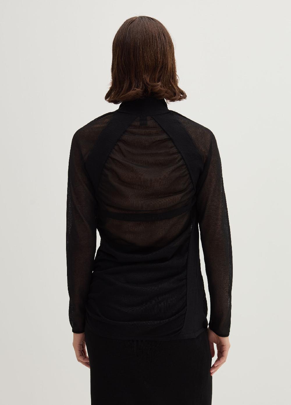 Stefanel Maglia effetto trasparenza con maniche raglan Negozio