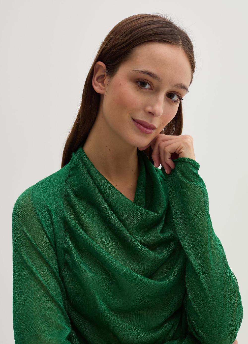 Stefanel Maglia effetto trasparenza con maniche raglan Italia