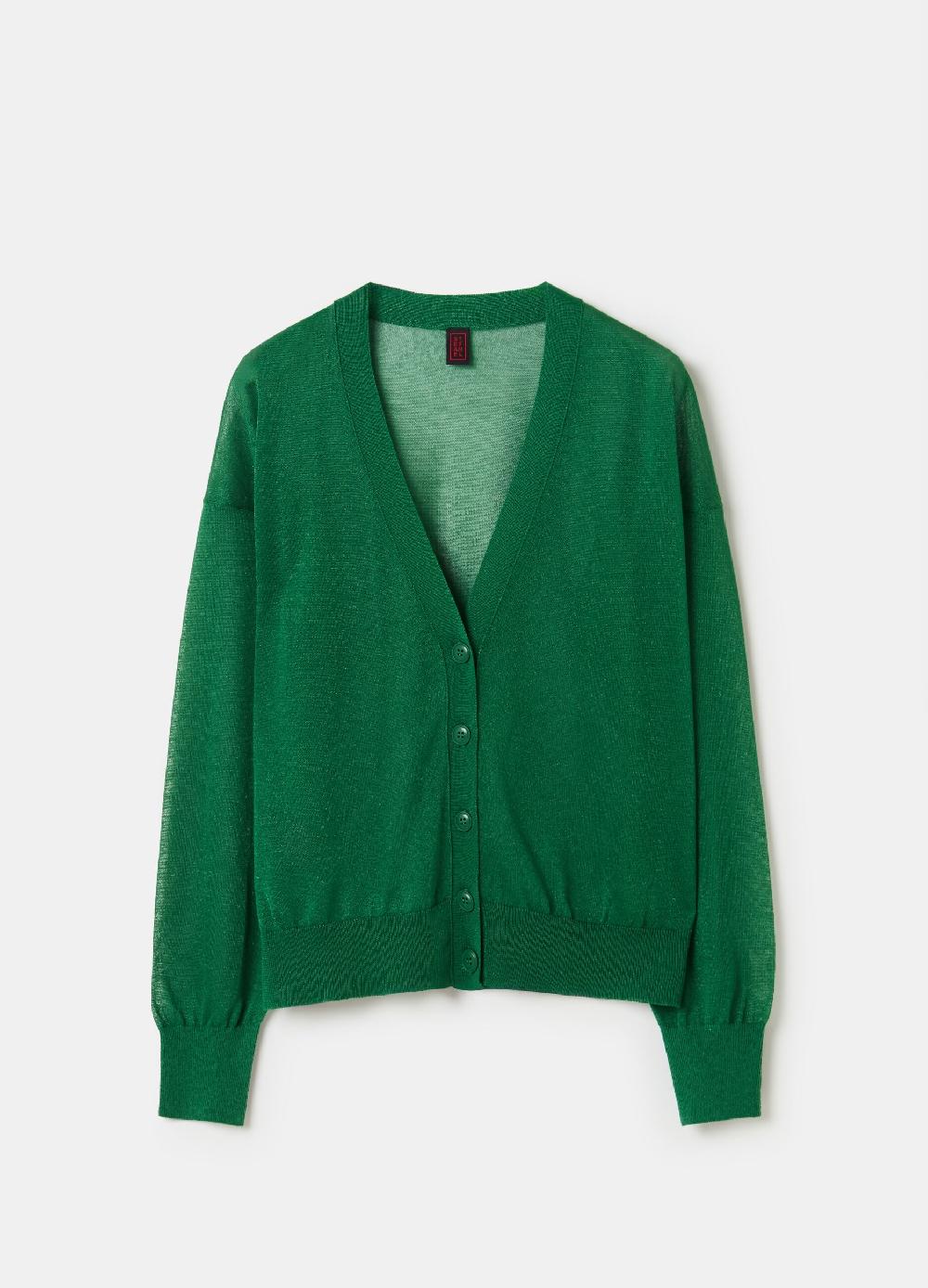 Stefanel Cardigan effetto trasparenza 50% di sconto con spedizione gratuita
