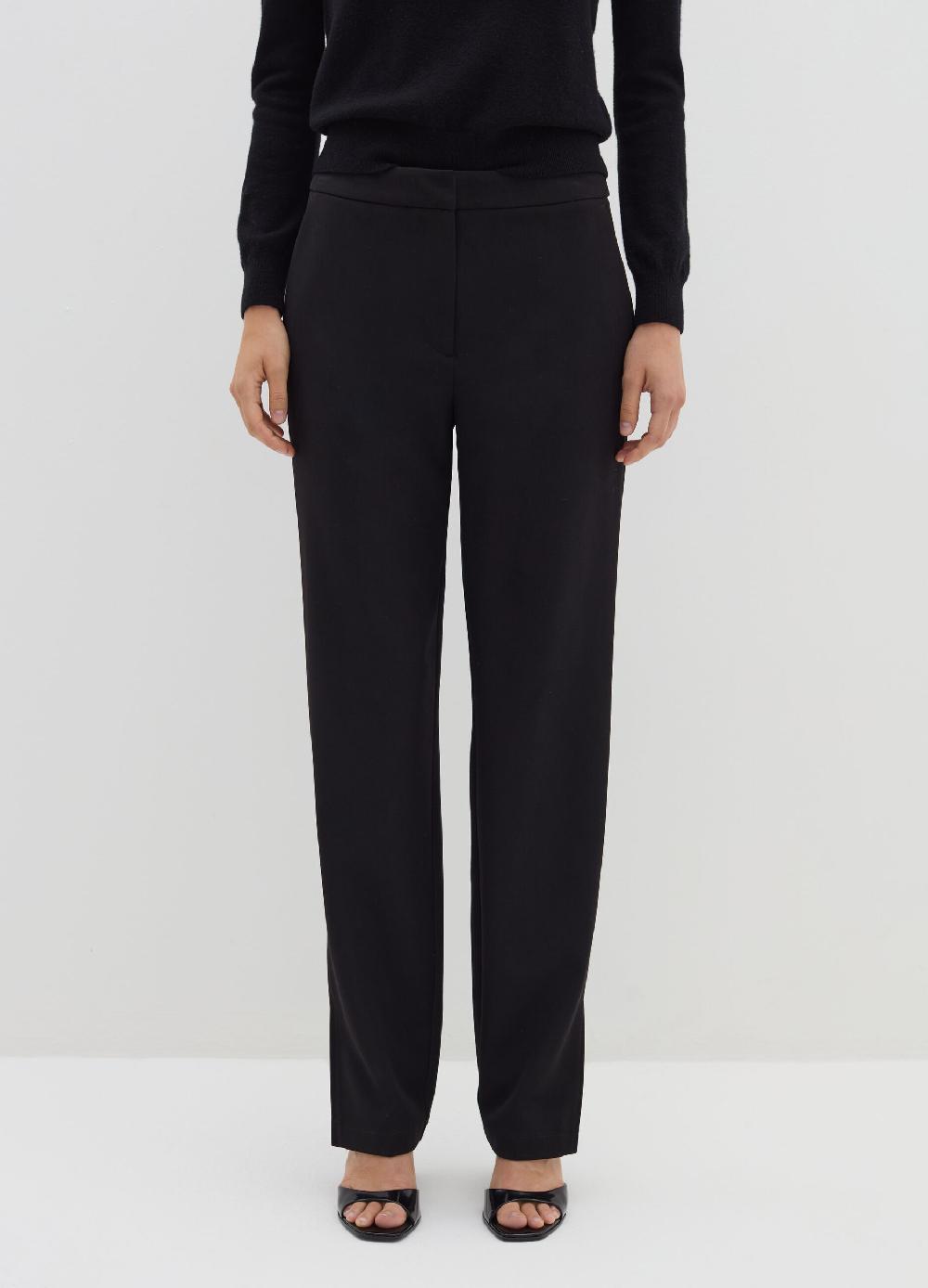 Stefanel Pantalone flare fit in poly stretch Consegna Veloce