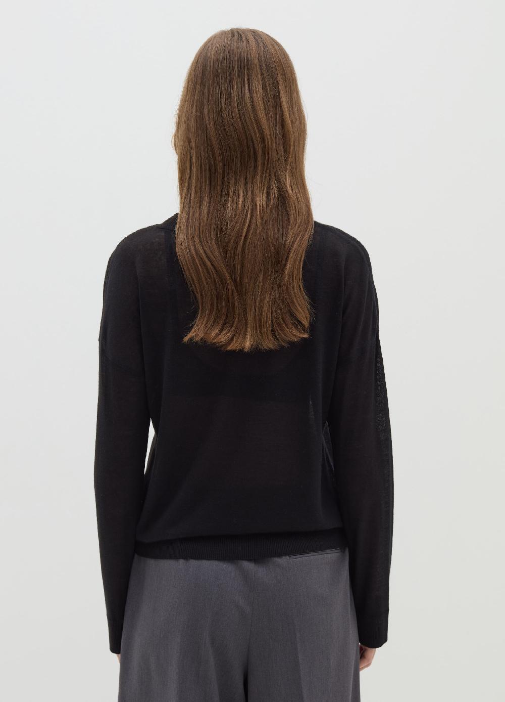 Stefanel Maglia a maniche lunghe in lana e Lyocell Cyber Monday