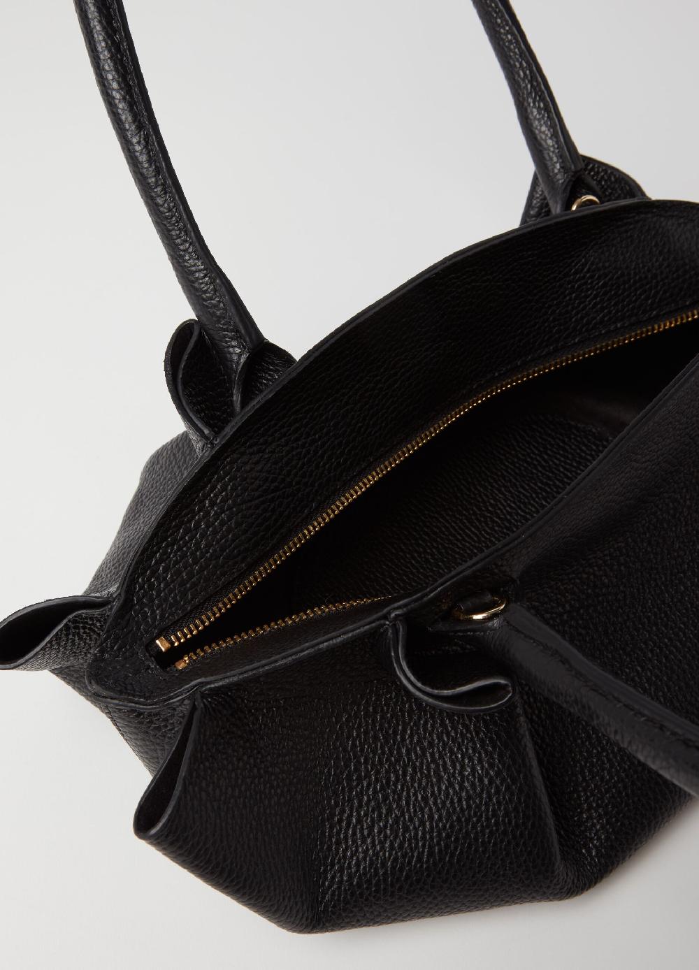 Stefanel Borsa shopper in pelle martellata In Vendita