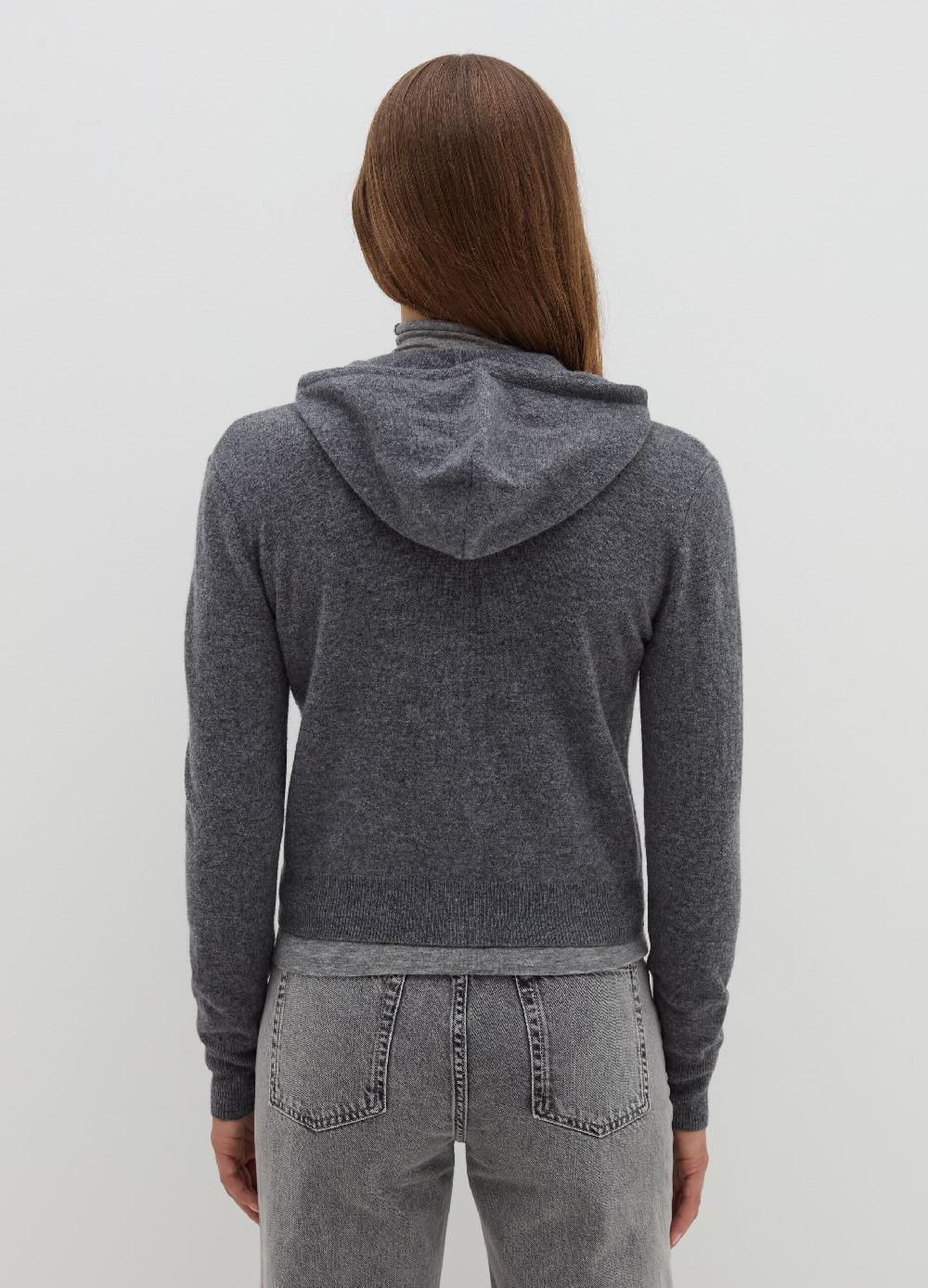Stefanel Cardigan in lana e cashmere con cappuccio Promozione Limitata