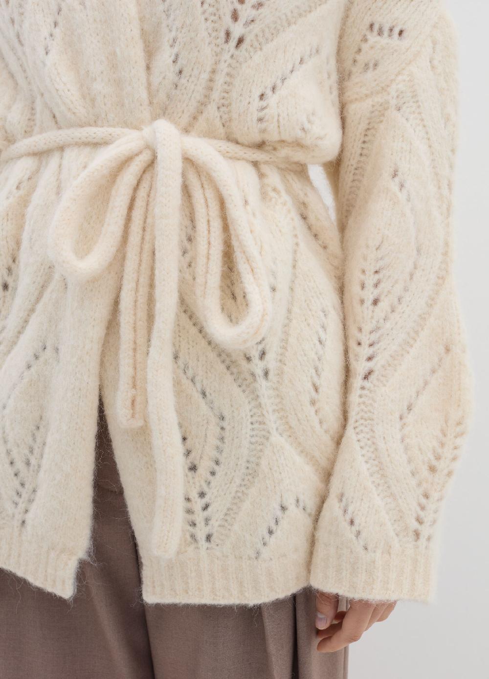 Stefanel Cardigan in alpaca con cintura Economico