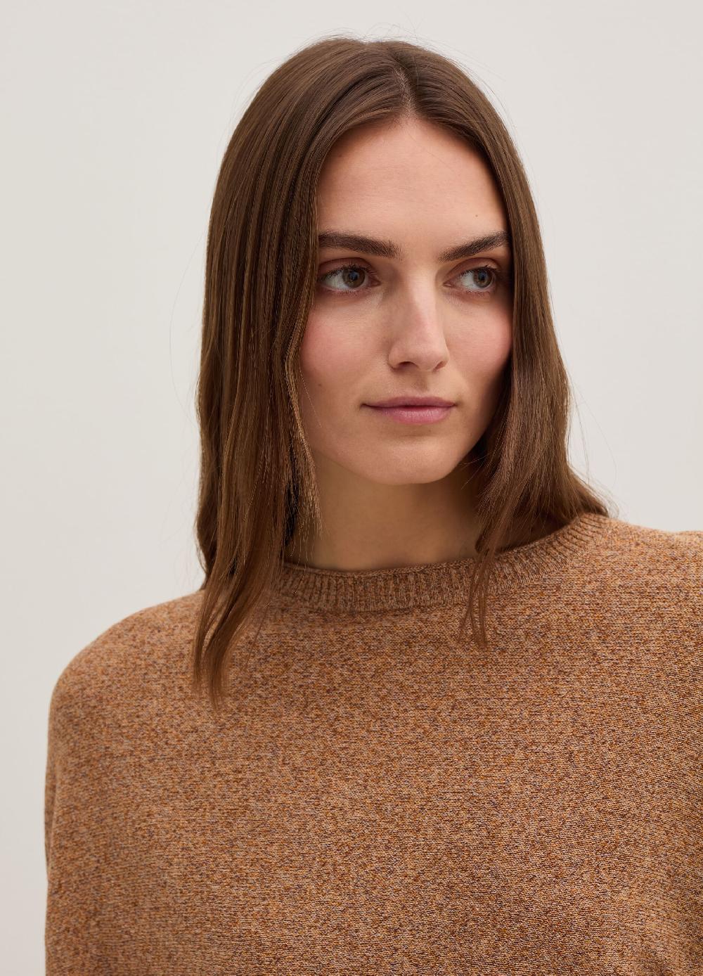 Stefanel Pullover con lavorazione micro mouline Moda