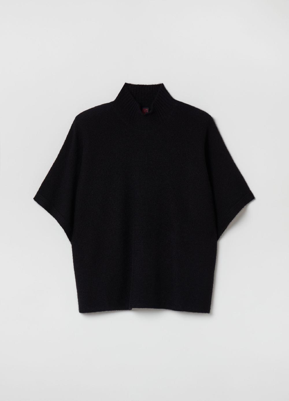 Stefanel Maglia in cashmere mock neck In Linea