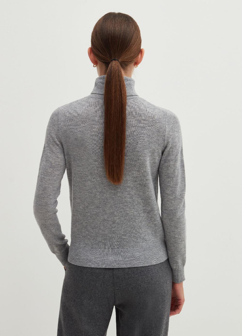 Stefanel Pullover in lana a collo alto Qualità