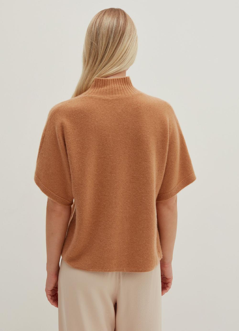 Stefanel Maglia in cashmere mock neck Vendita