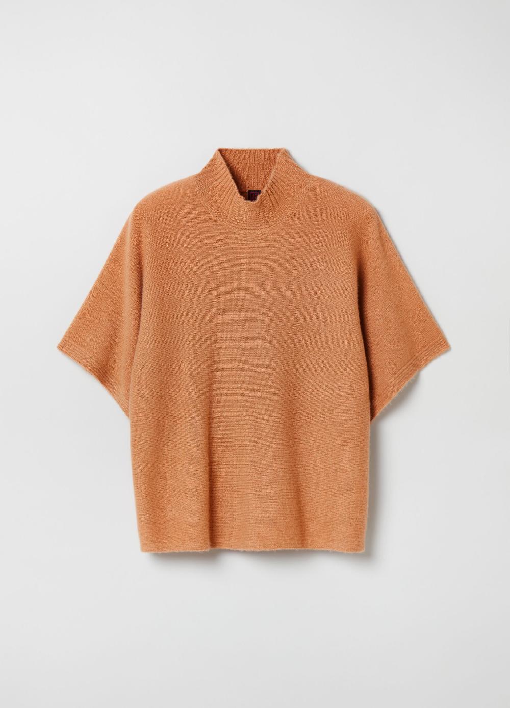 Stefanel Maglia in cashmere mock neck Vendita