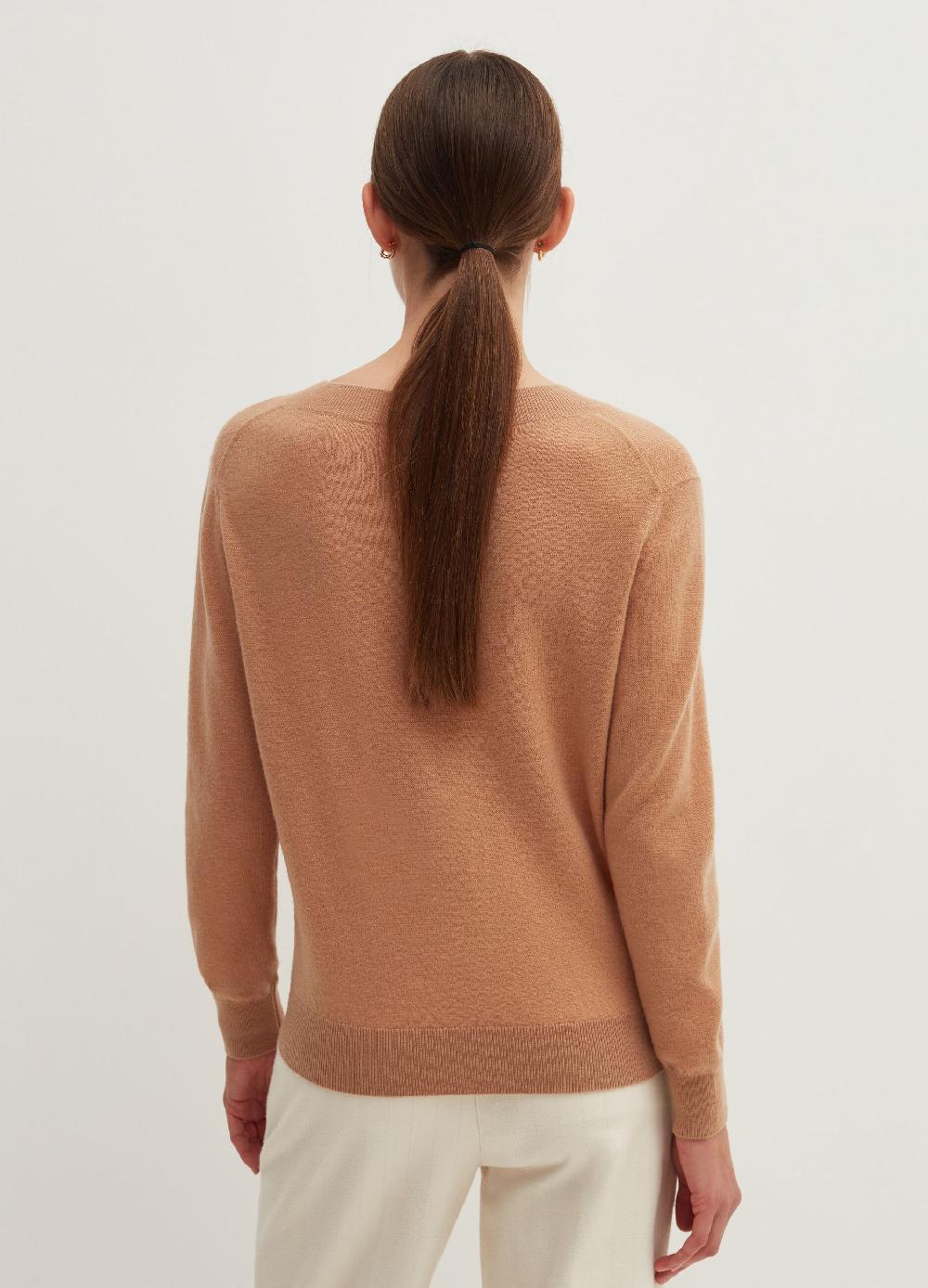 Stefanel Pullover in lana con scollo a V Promozione
