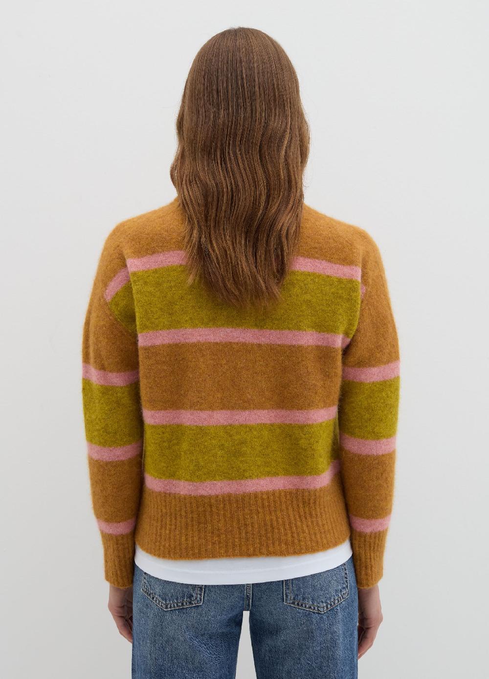 Stefanel Pullover in misto alpaca a righe Negozi Online