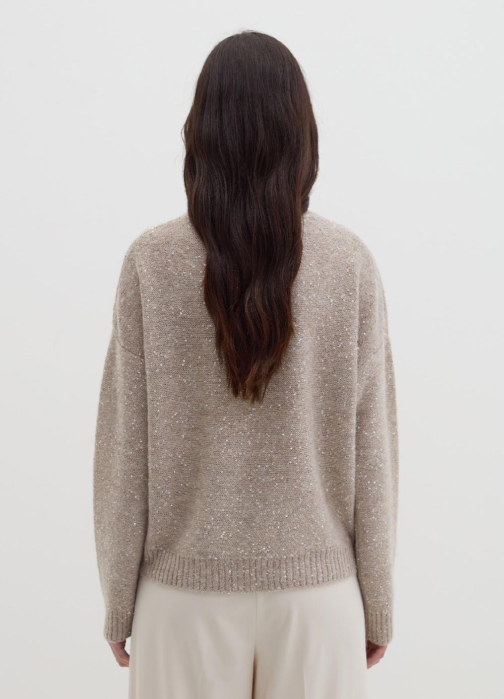Stefanel Pullover con micro paillettes Fino Al -60%