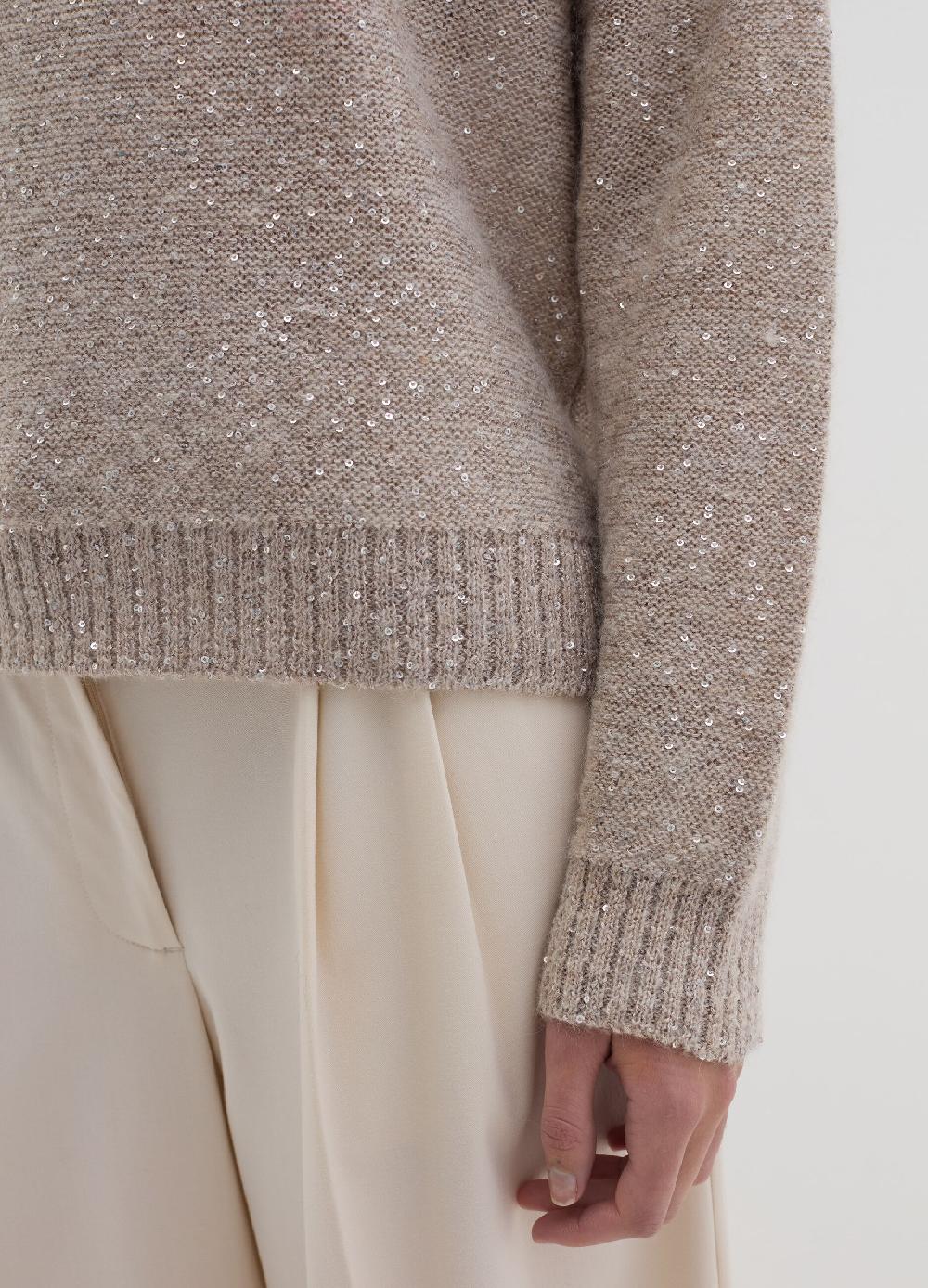 Stefanel Pullover con micro paillettes Fino Al -60%