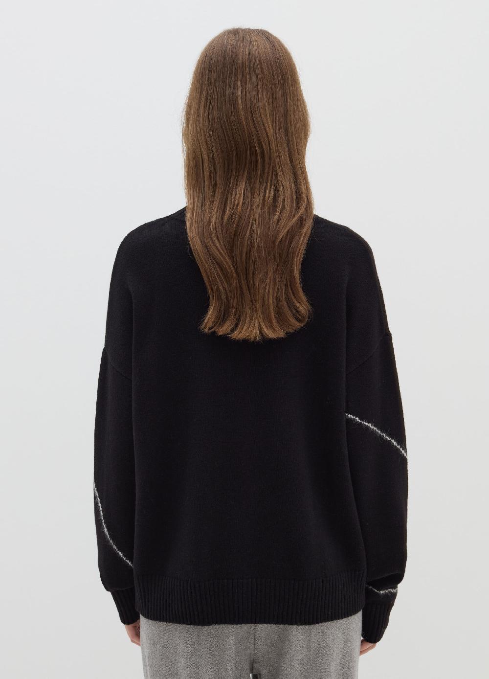Stefanel Pullover con intarsio floreale Affare Del Giorno
