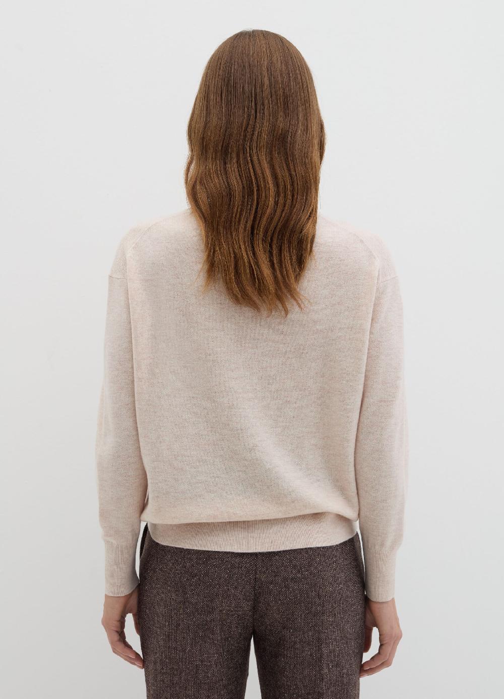 Stefanel Pullover girocollo in lana cardata Presa