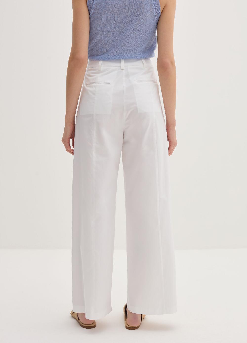 Stefanel Pantalone straight fit a vita alta Vendita Calda