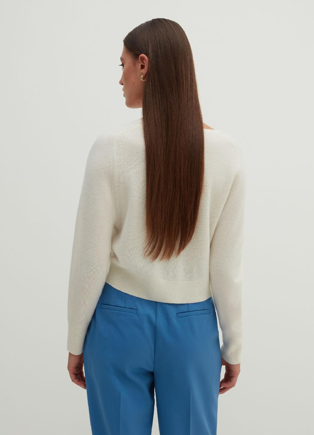 Stefanel Cardigan in cashmere con scollo a V Vendita Economica