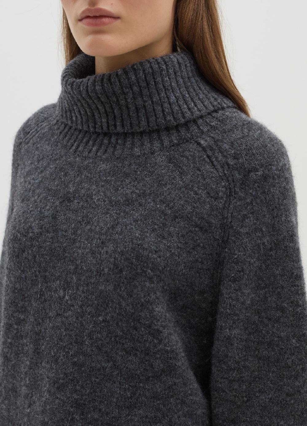 Stefanel Pullover a collo alto in alpaca e lana Negozio
