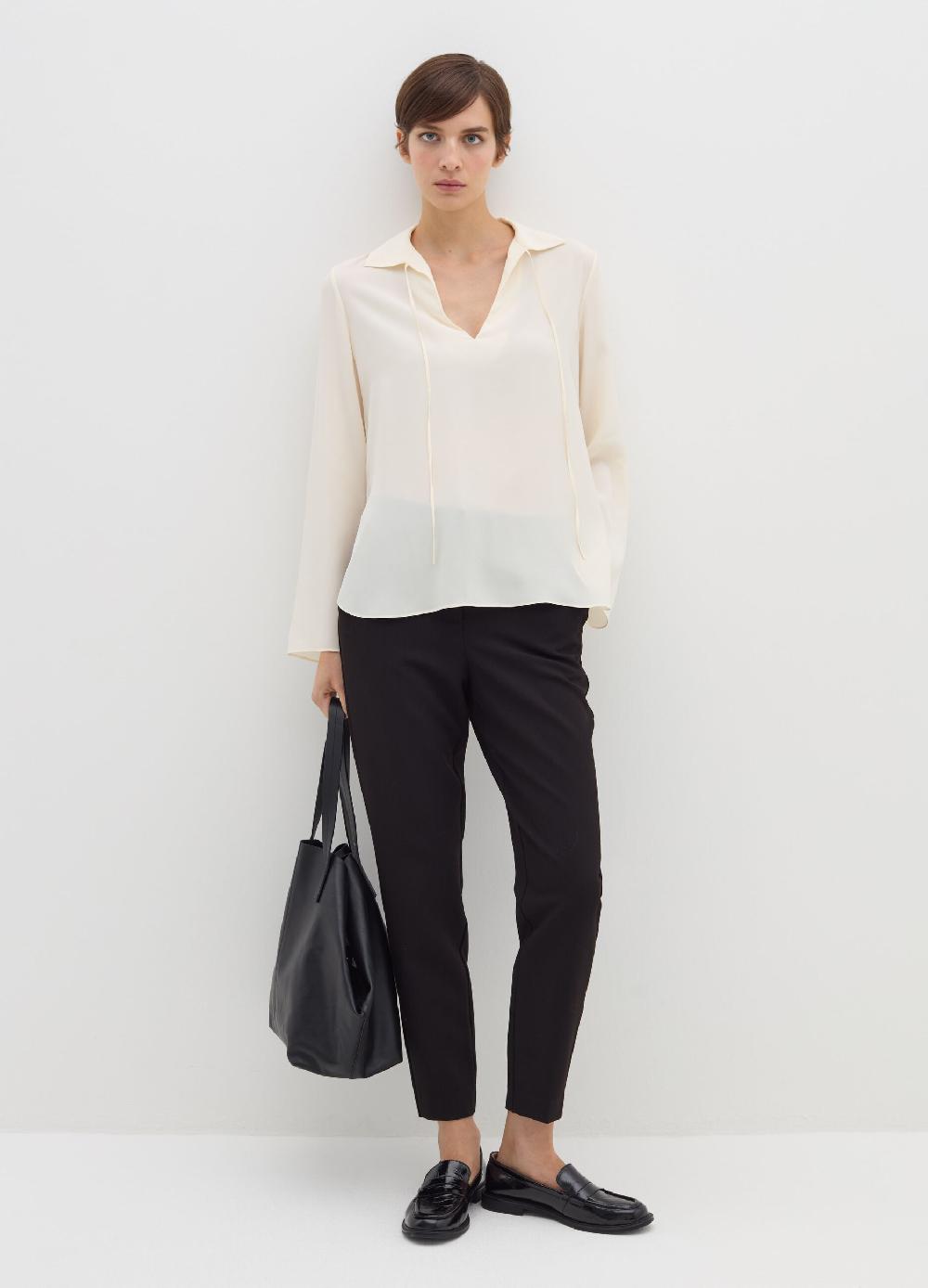 Stefanel Pantalone a sigaretta in crêpe doppia Offerta speciale
