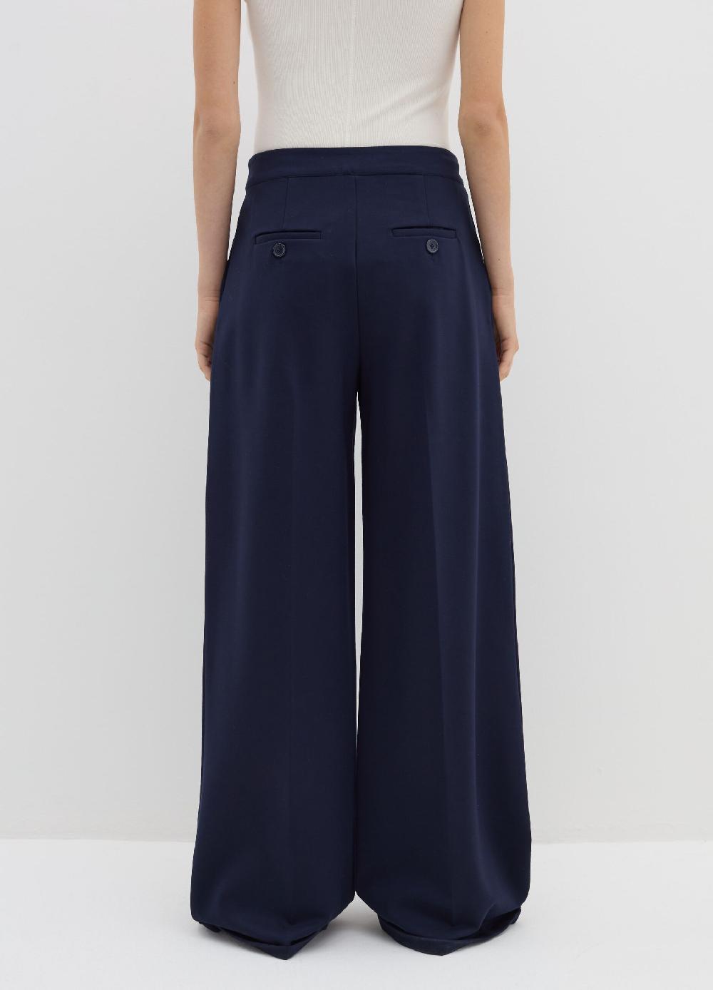 Stefanel Pantalone a gamba larga in punto roma Flash Sale