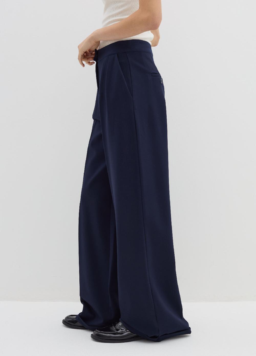 Stefanel Pantalone a gamba larga in punto roma Flash Sale