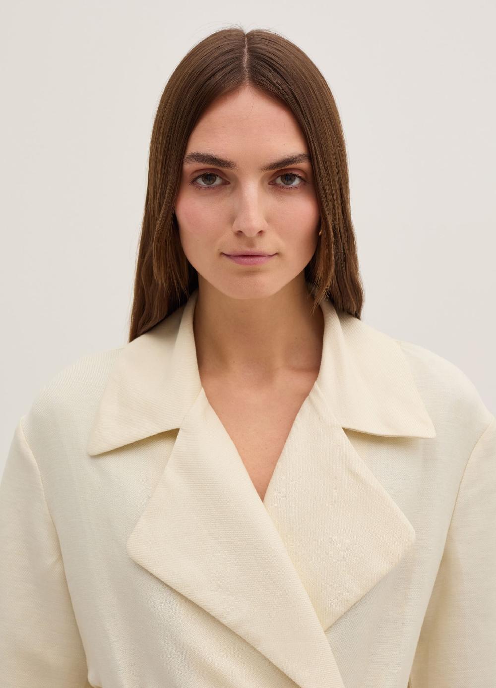 Stefanel Trench lungo con cintura Vendita calda