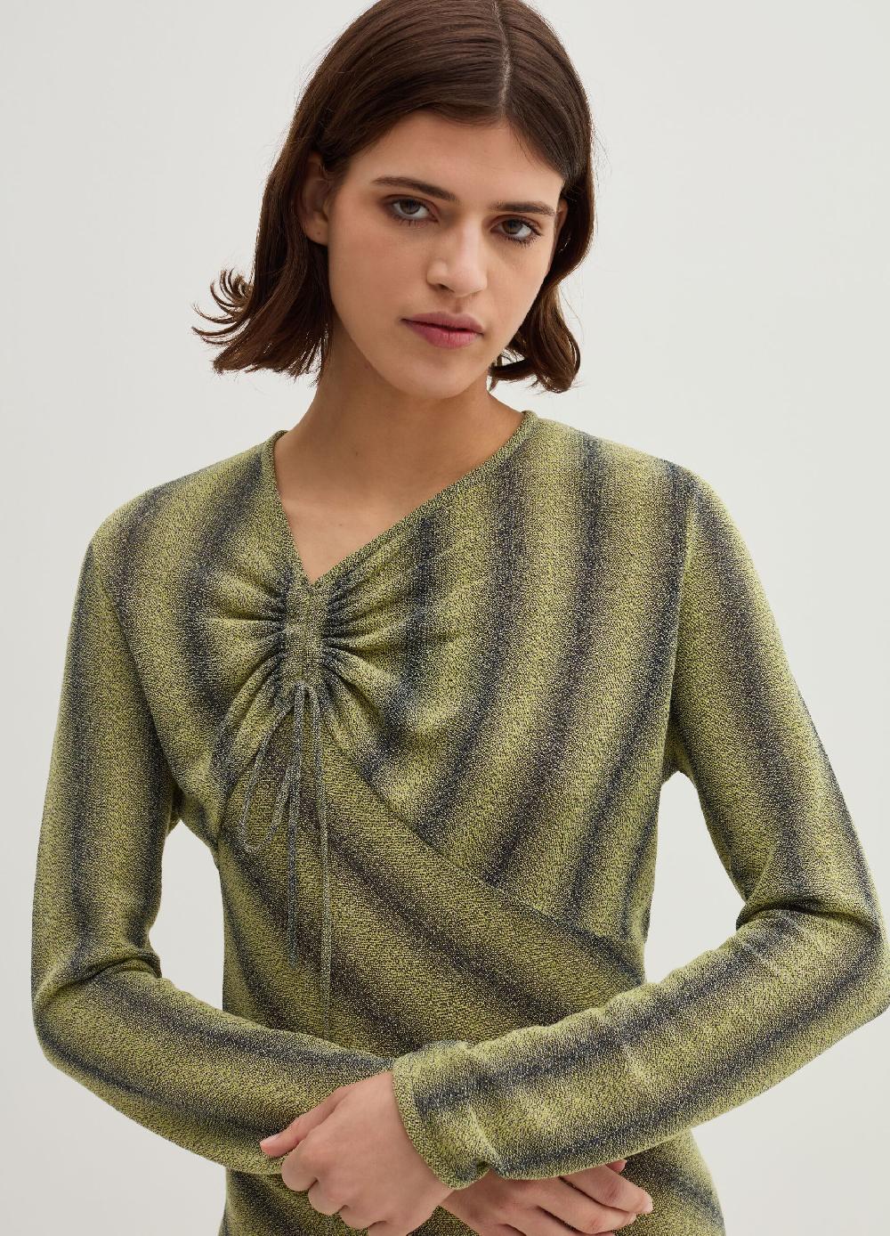 Stefanel Vestito asimmetrico space dyed Latest fashion