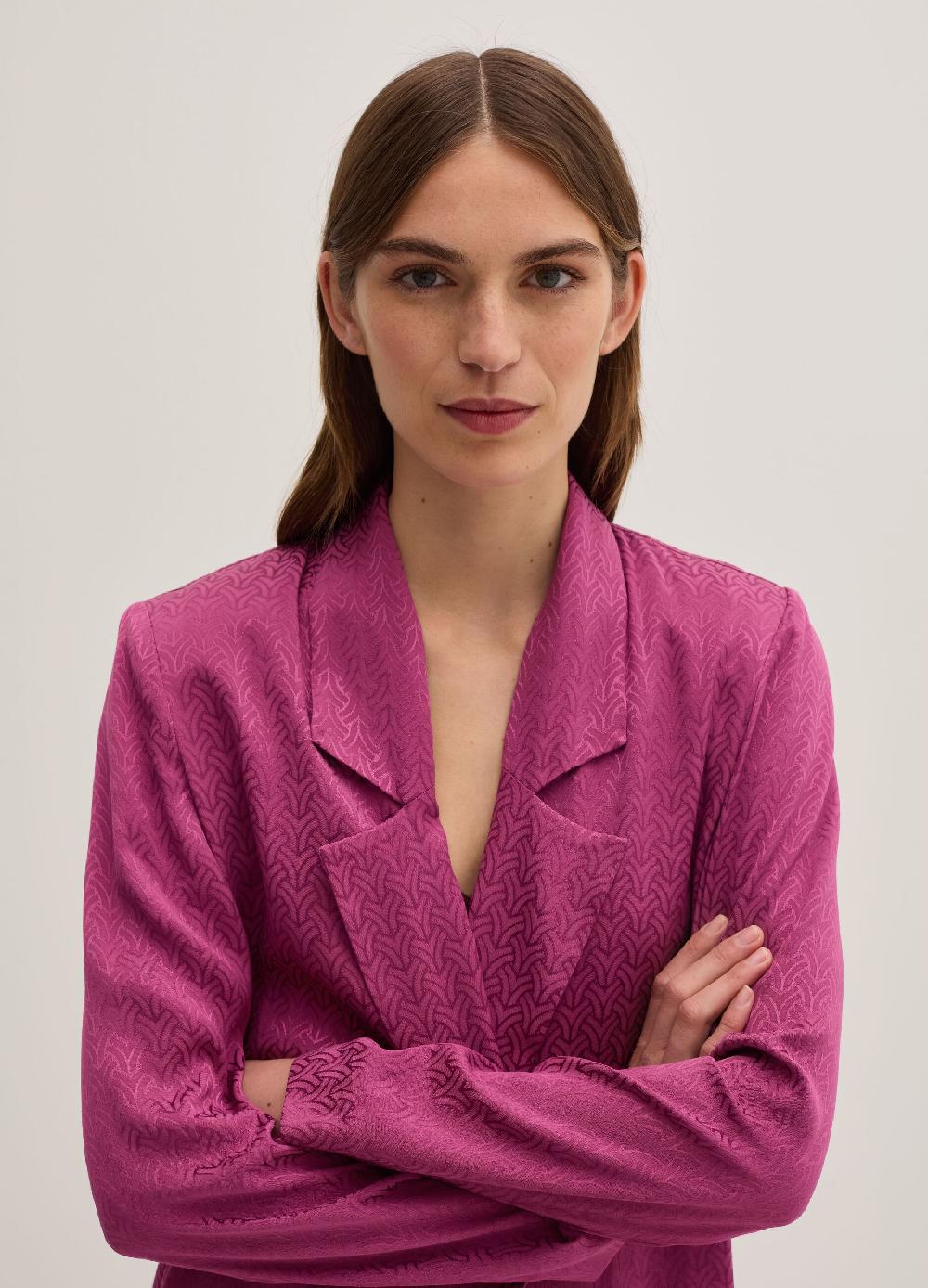 Stefanel Blazer aperto in viscosa jacquard Bestseller
