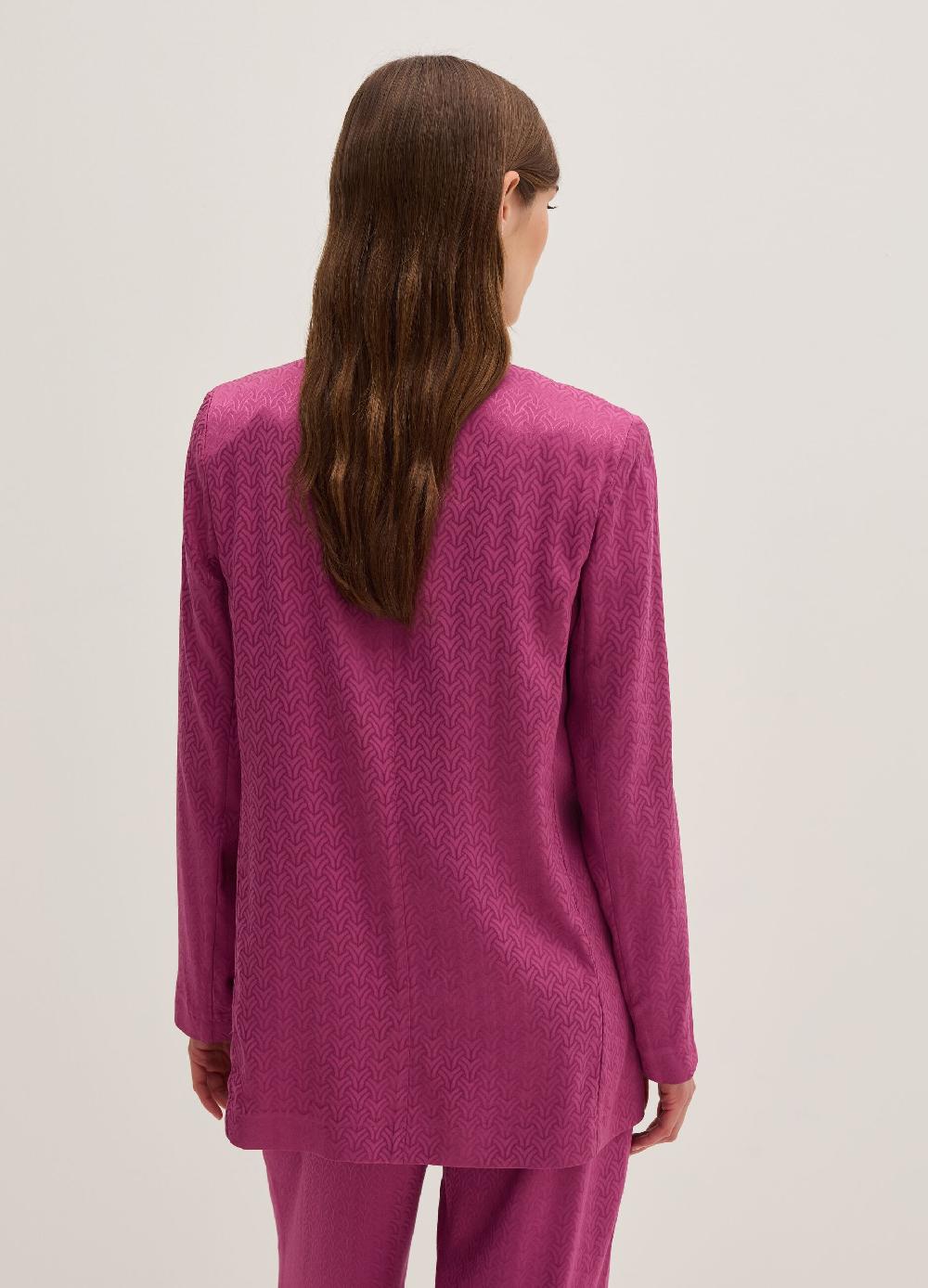 Stefanel Blazer aperto in viscosa jacquard Bestseller