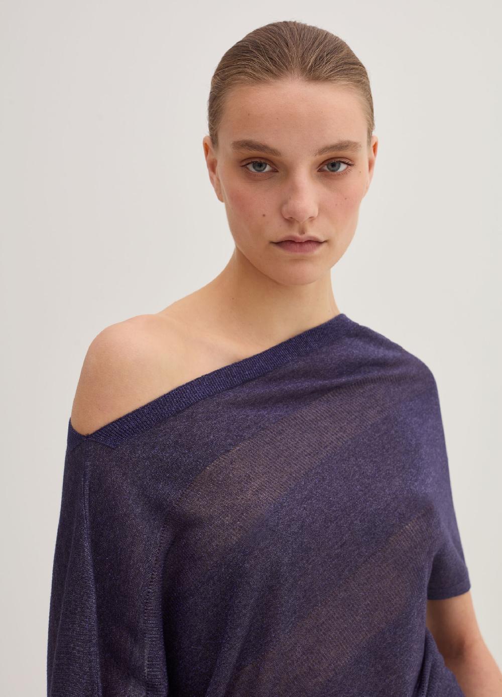 Stefanel Maglia a costine in lurex Offerte giornaliere