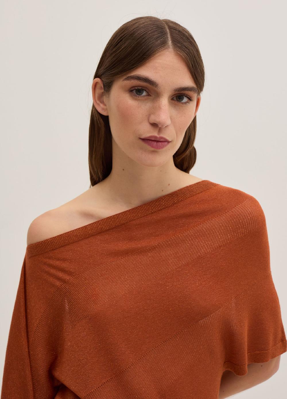 Stefanel Maglia a costine in lurex Offerte speciali