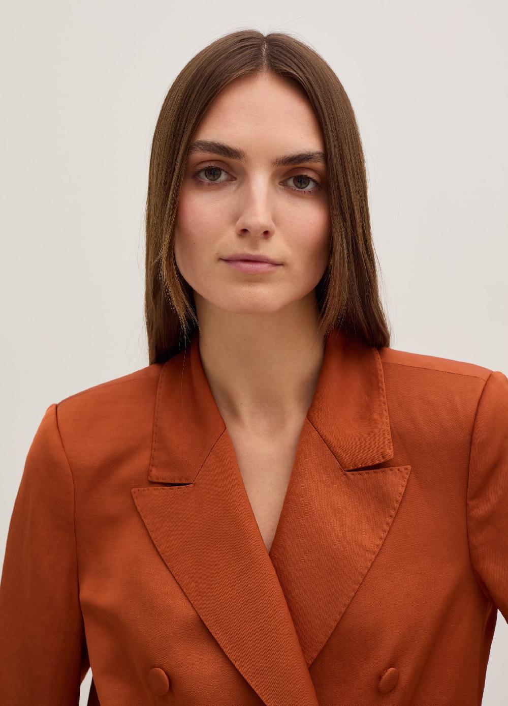 Stefanel Blazer doppiopetto in satin Offerta settimanale