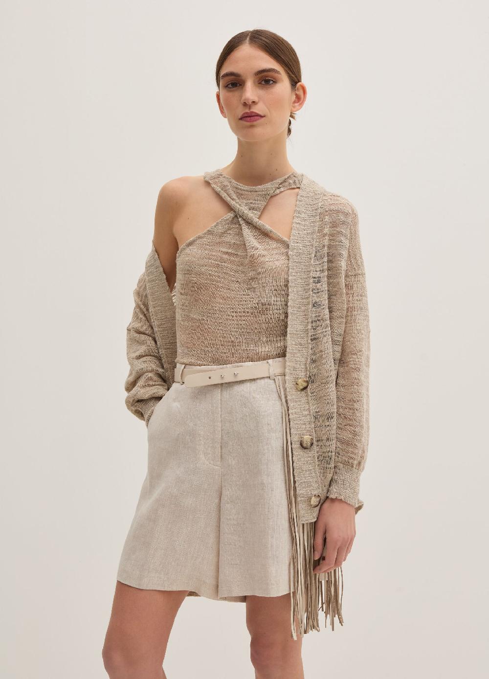 Stefanel Cardigan oversize in shantung Latest stili