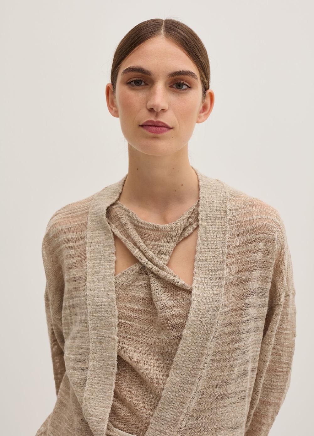 Stefanel Cardigan oversize in shantung Latest stili