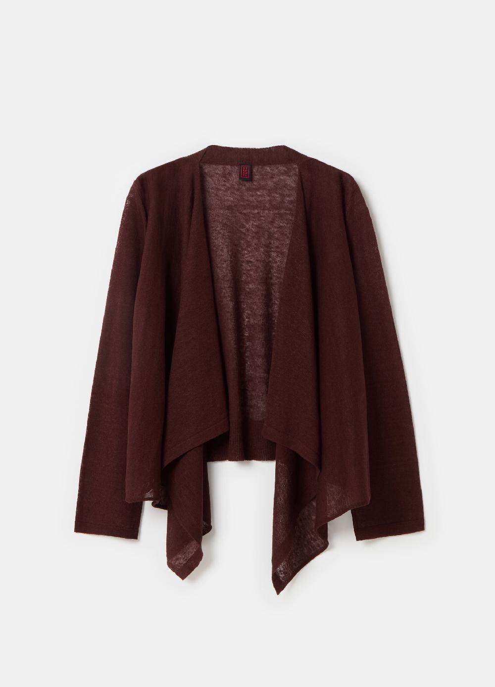 Stefanel Cardigan aperto in misto lino Promozione temporanea