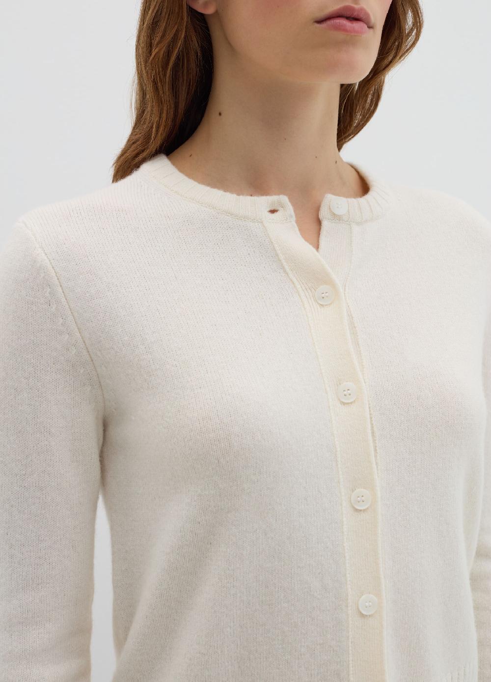 Stefanel Cardigan girocollo in lana cardata Offerta speciale della fabbrica