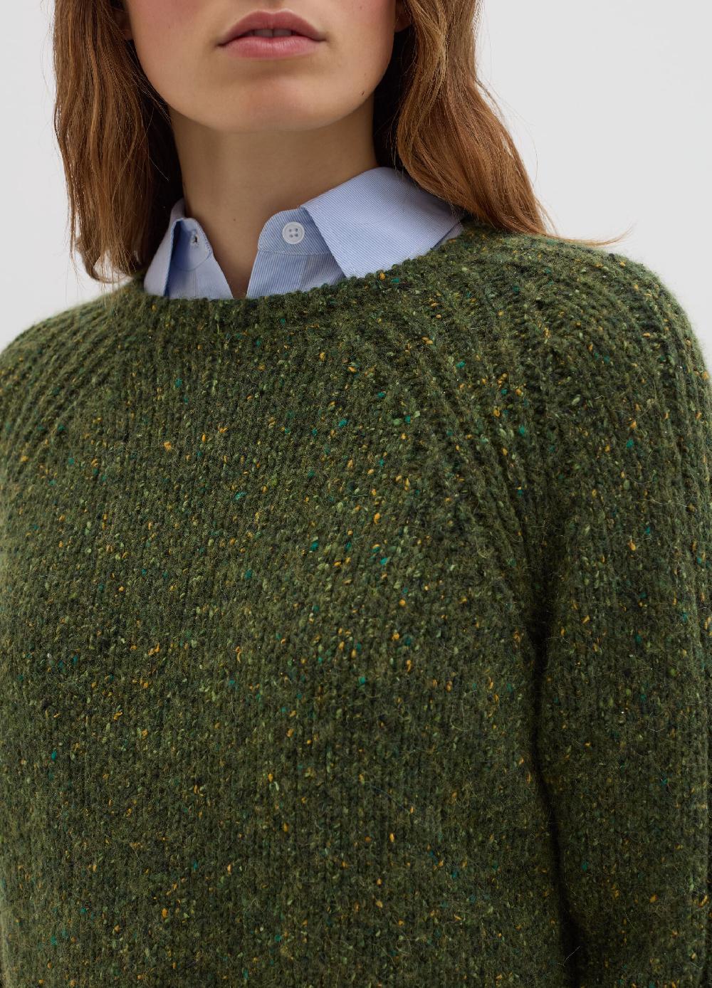 Stefanel Pullover in filato bottonato di misto seta Solo un giorno rimasto