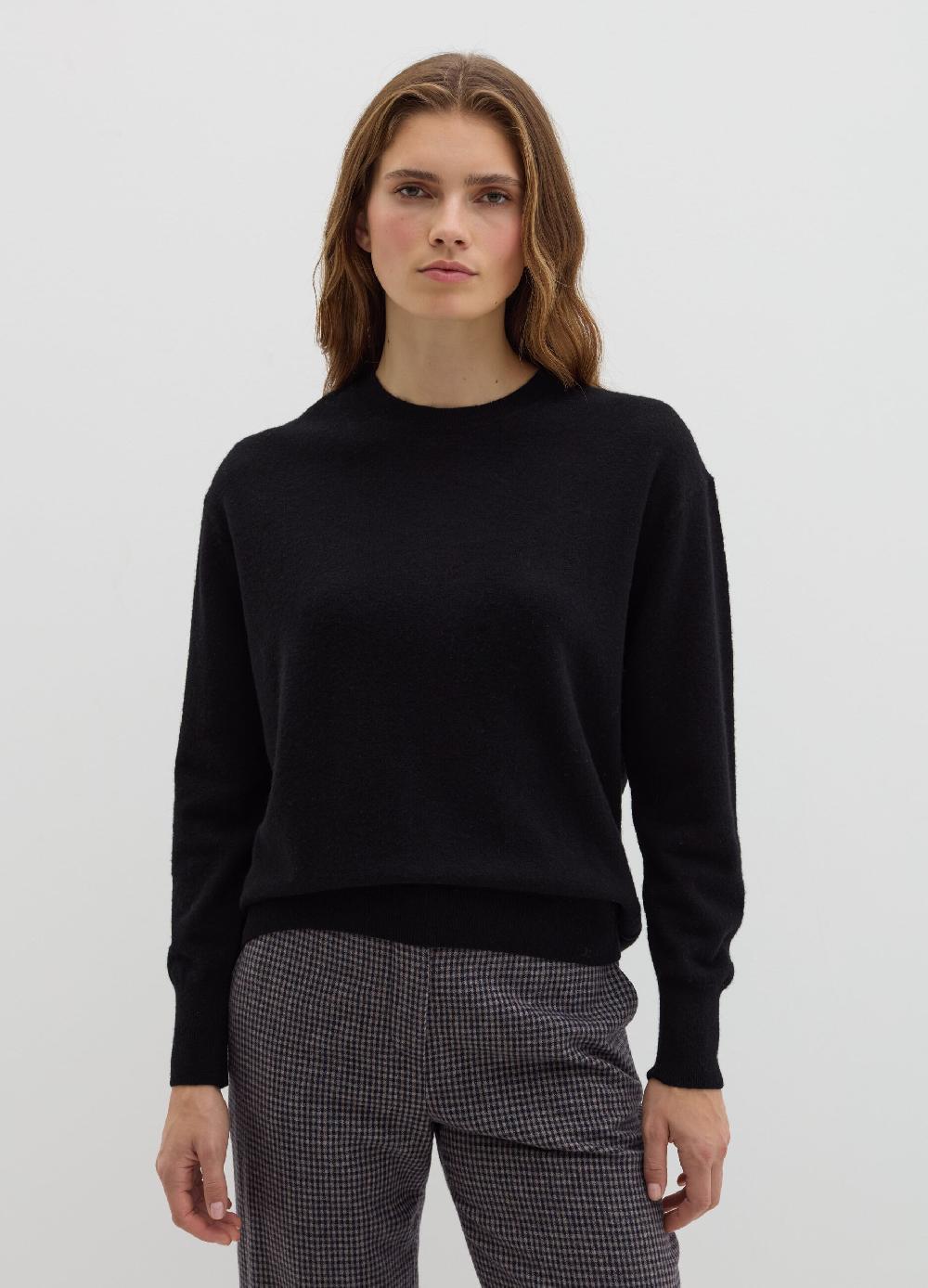 Stefanel Pullover girocollo in lana cardata 50% di sconto con spedizione gratuita