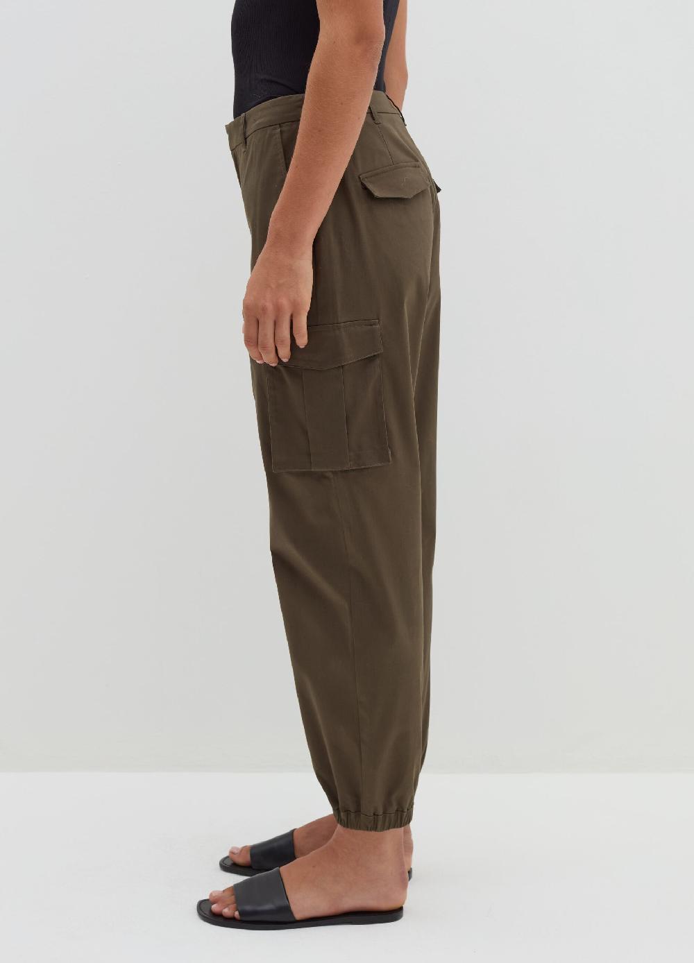 Stefanel Pantalone cargo in cotone satin Limitato a 3 giorni