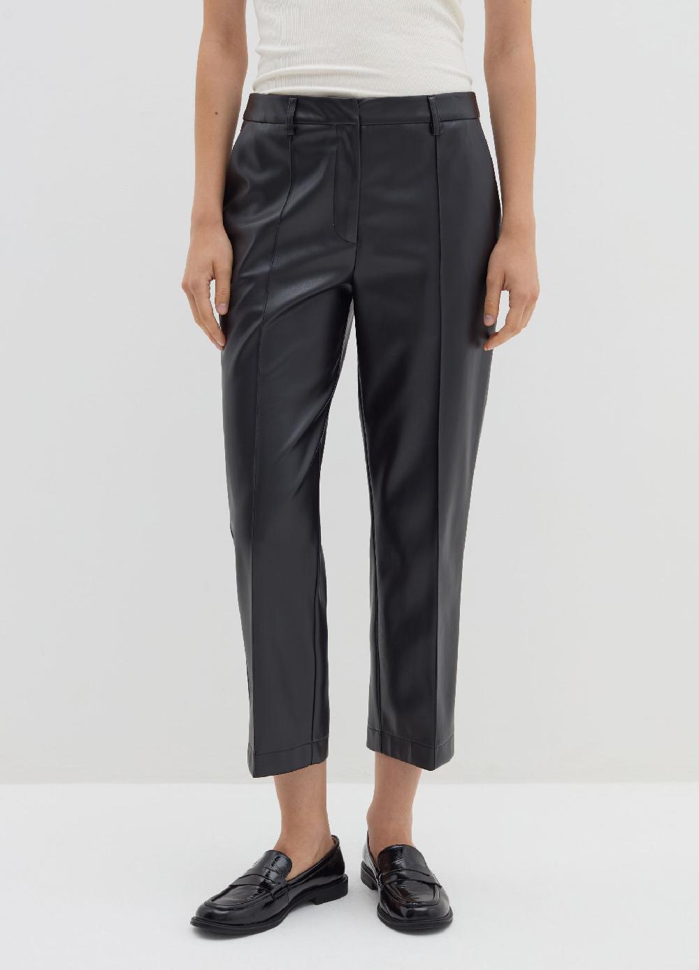 Stefanel Pantalone cropped a sigaretta effetto lucido Qualità