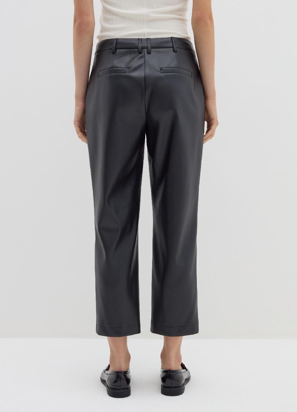 Stefanel Pantalone cropped a sigaretta effetto lucido Qualità